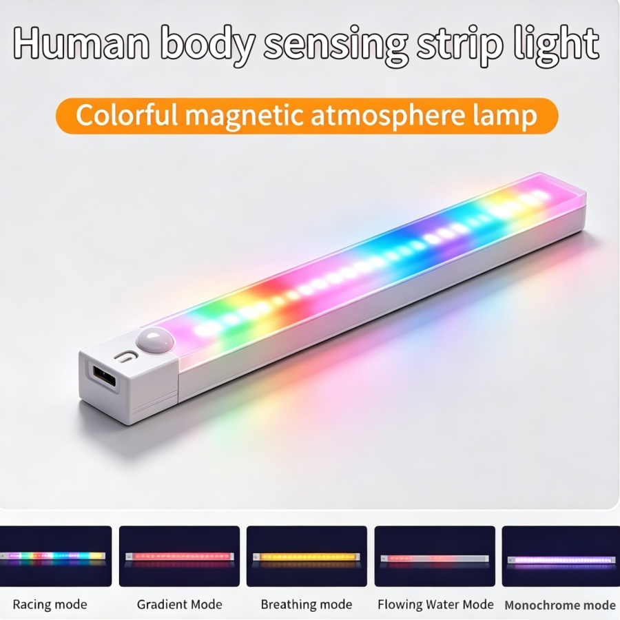 Gaming Desk With Hutch - Lampe de bureau LED RGB rechargeable,