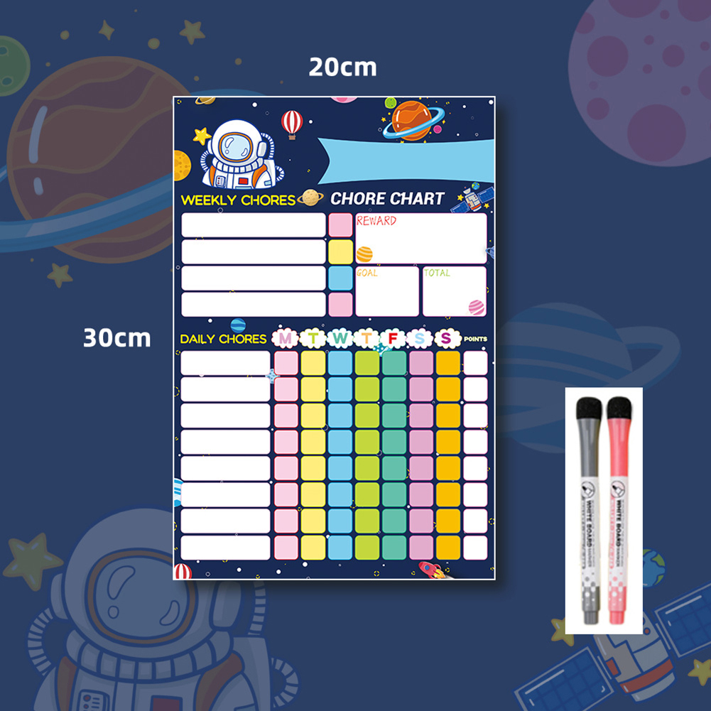 Dry Erase Weekly - Restez organisé avec un planificateur hebdomadaire