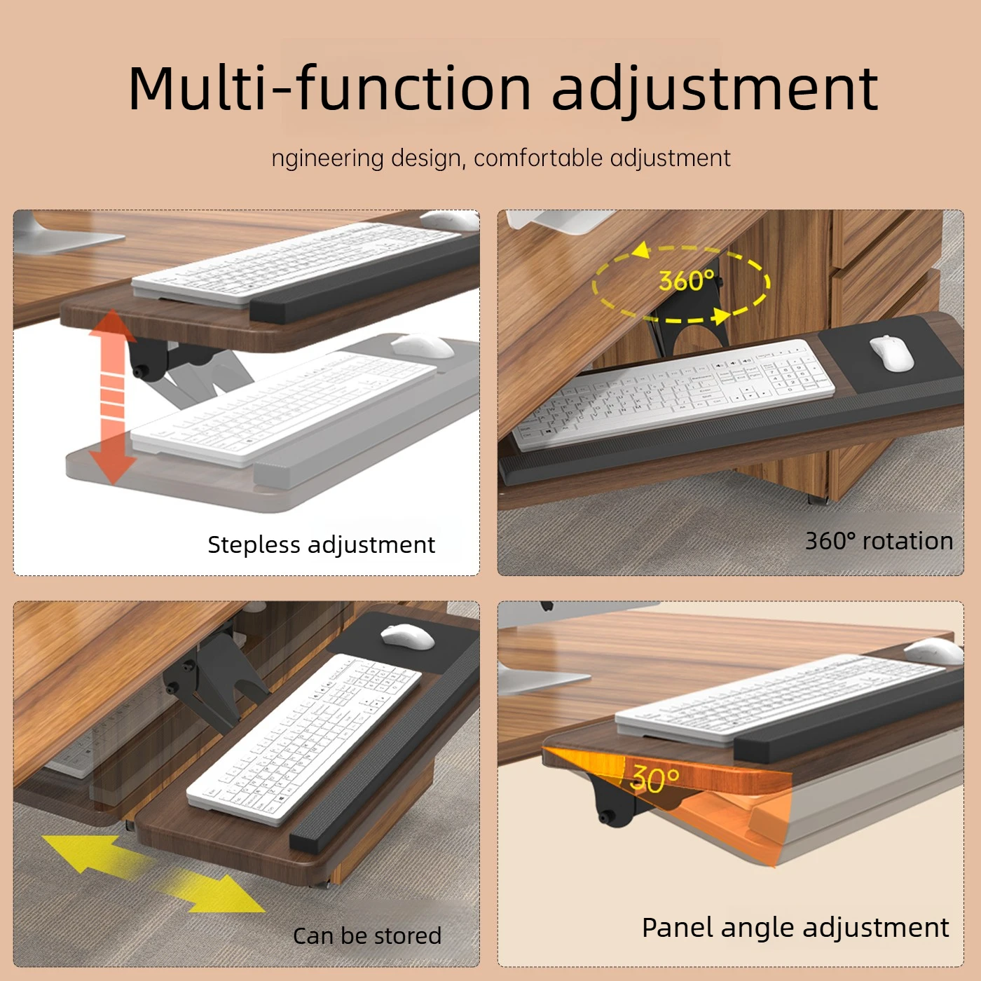 Plateau pour clavier sous le b - Keyboard Drawer Under avis et prix