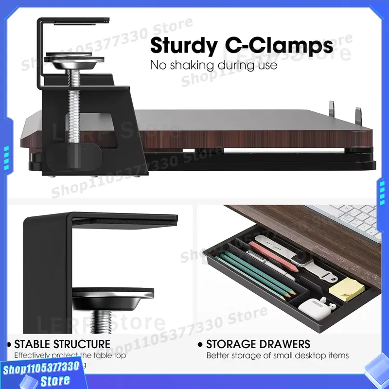 Plateau coulissant pour clavie - Keyboard Drawer Under avis et prix