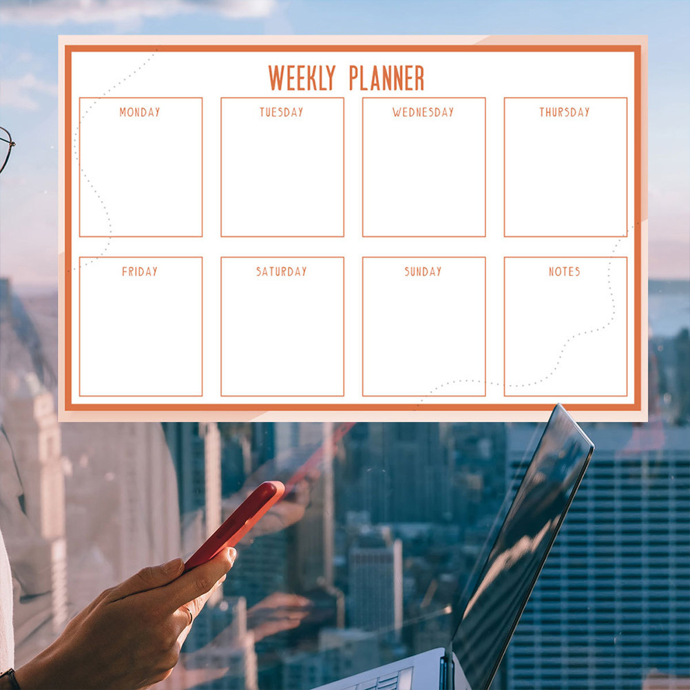 Tableau blanc autocollant réut - Dry Erase Weekly avis et prix