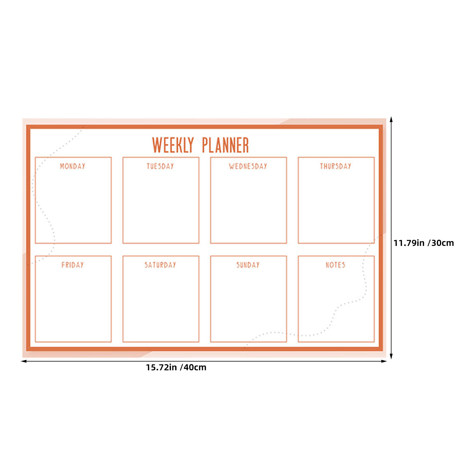 Tableau blanc autocollant réut - Dry Erase Weekly avis et prix