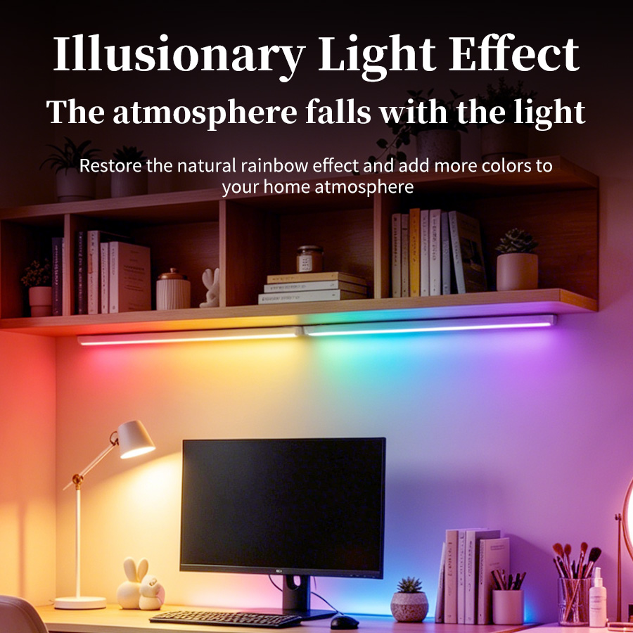 Lampe de bureau LED RGB rechar - Gaming Desk With Hutch avis et prix
