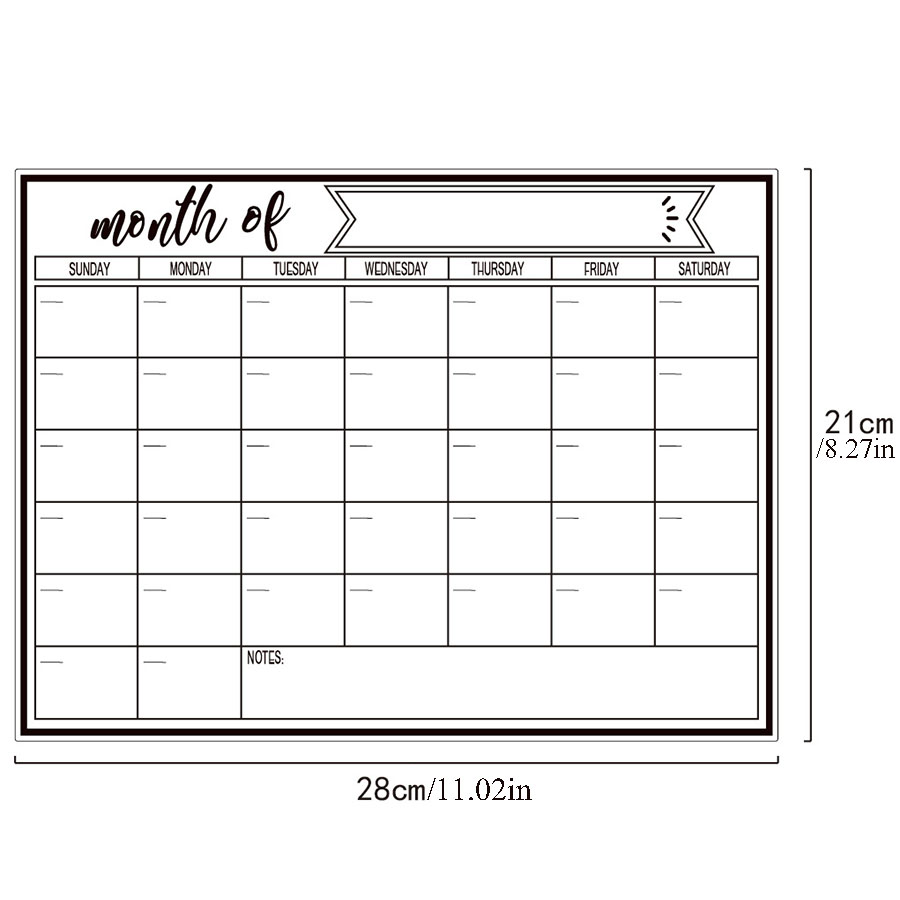 Autocollant magnétique pour ré - Dry Erase Weekly avis et prix