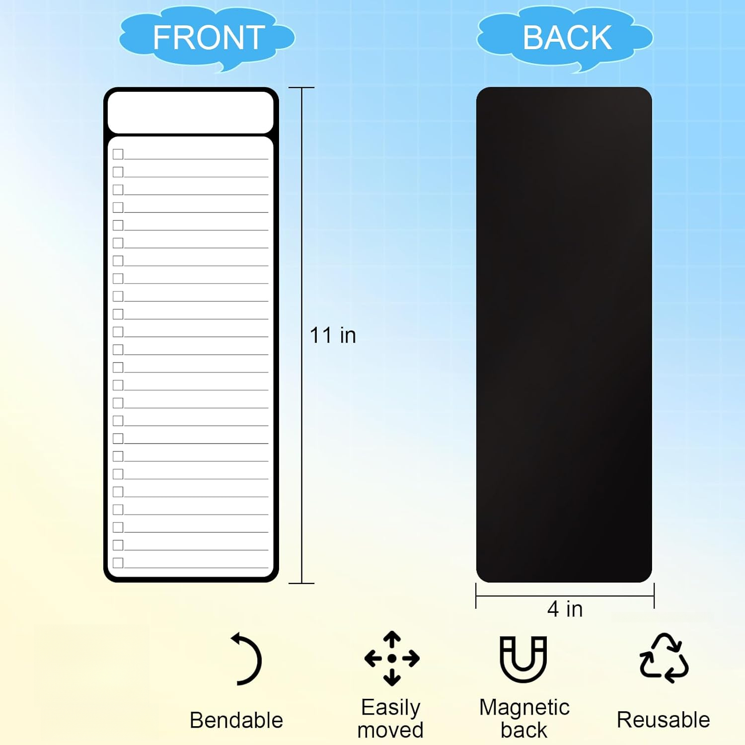 Tableau blanc magnétique multi - Dry Erase Weekly avis et prix