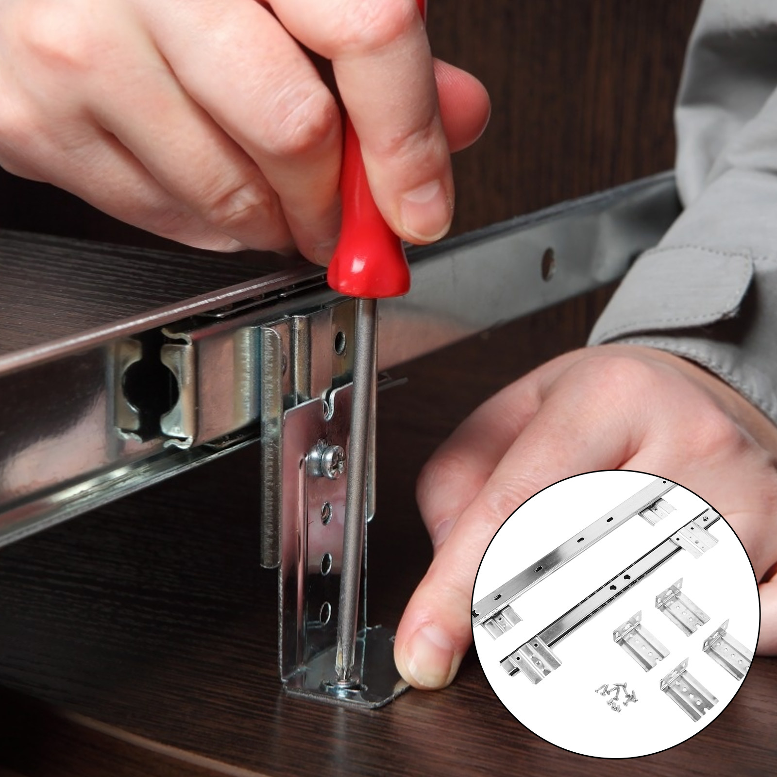 1 paire de glissières de tiroi - Keyboard Drawer Under avis et prix