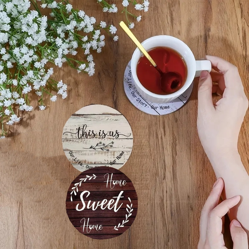 6 sous-verres circulaires en b - Office Furniture Layout avis et prix