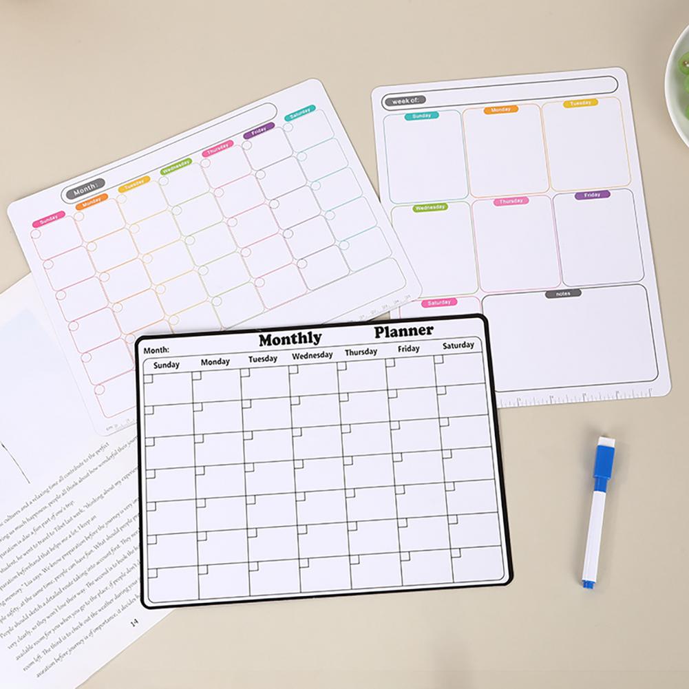 Calendrier mensuel réutilisabl - Dry Erase Weekly avis et prix