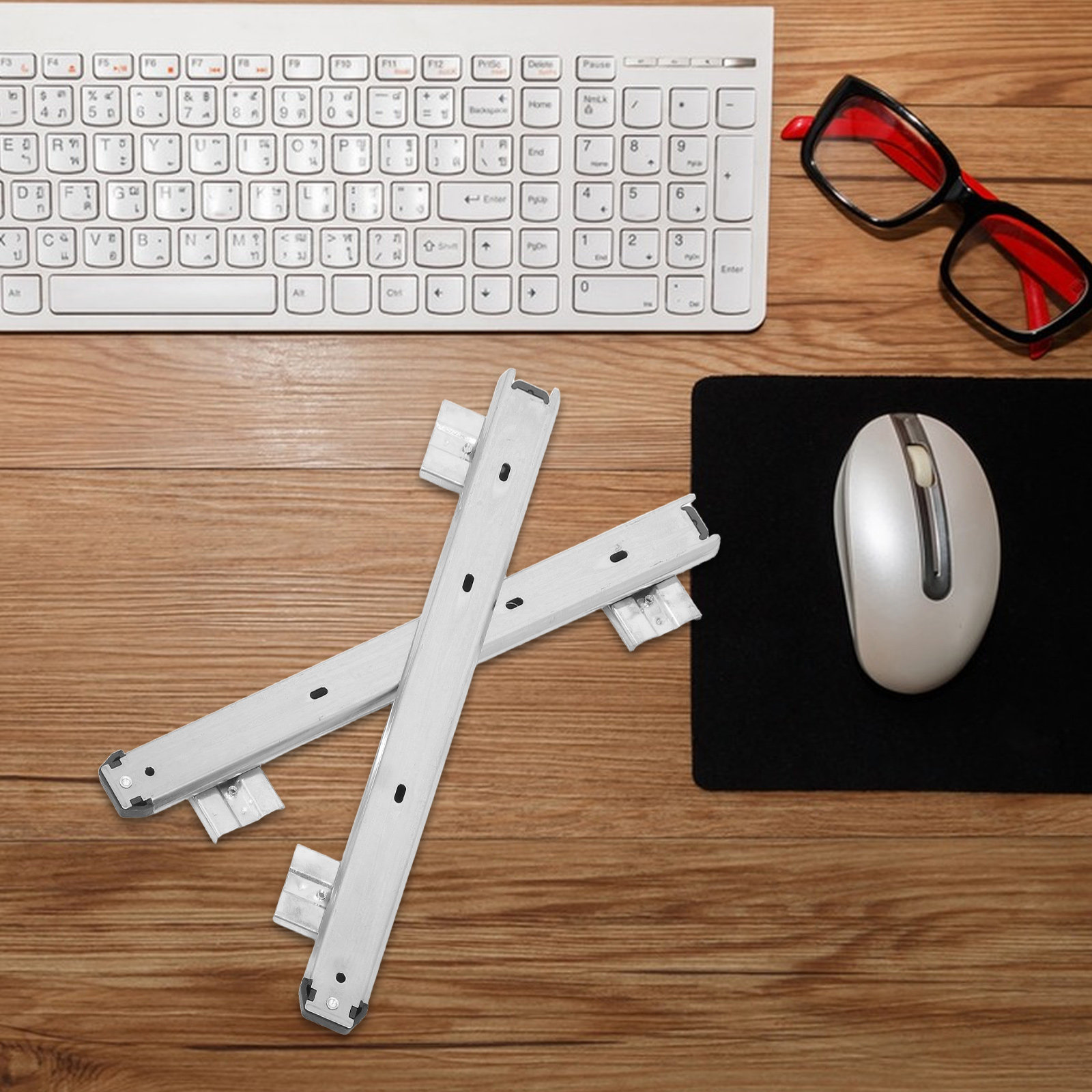 2 pièces de glissières de tiro - Keyboard Drawer Under avis et prix