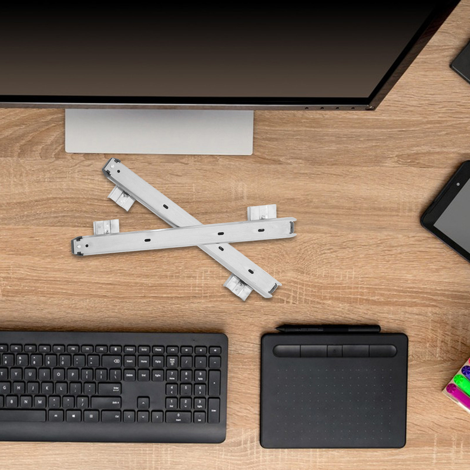 2 pièces de glissières de tiro - Keyboard Drawer Under avis et prix