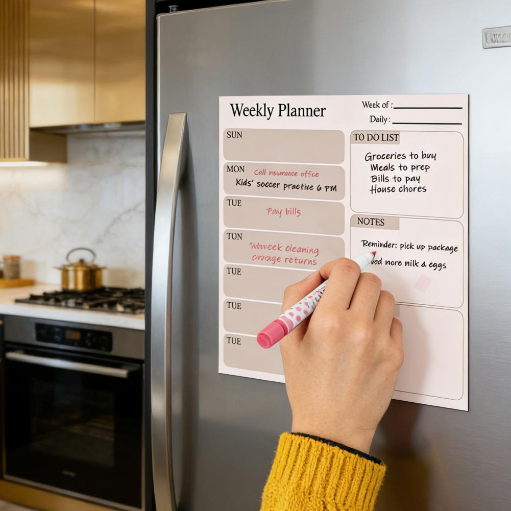Calendrier magnétique effaçabl - Dry Erase Weekly avis et prix