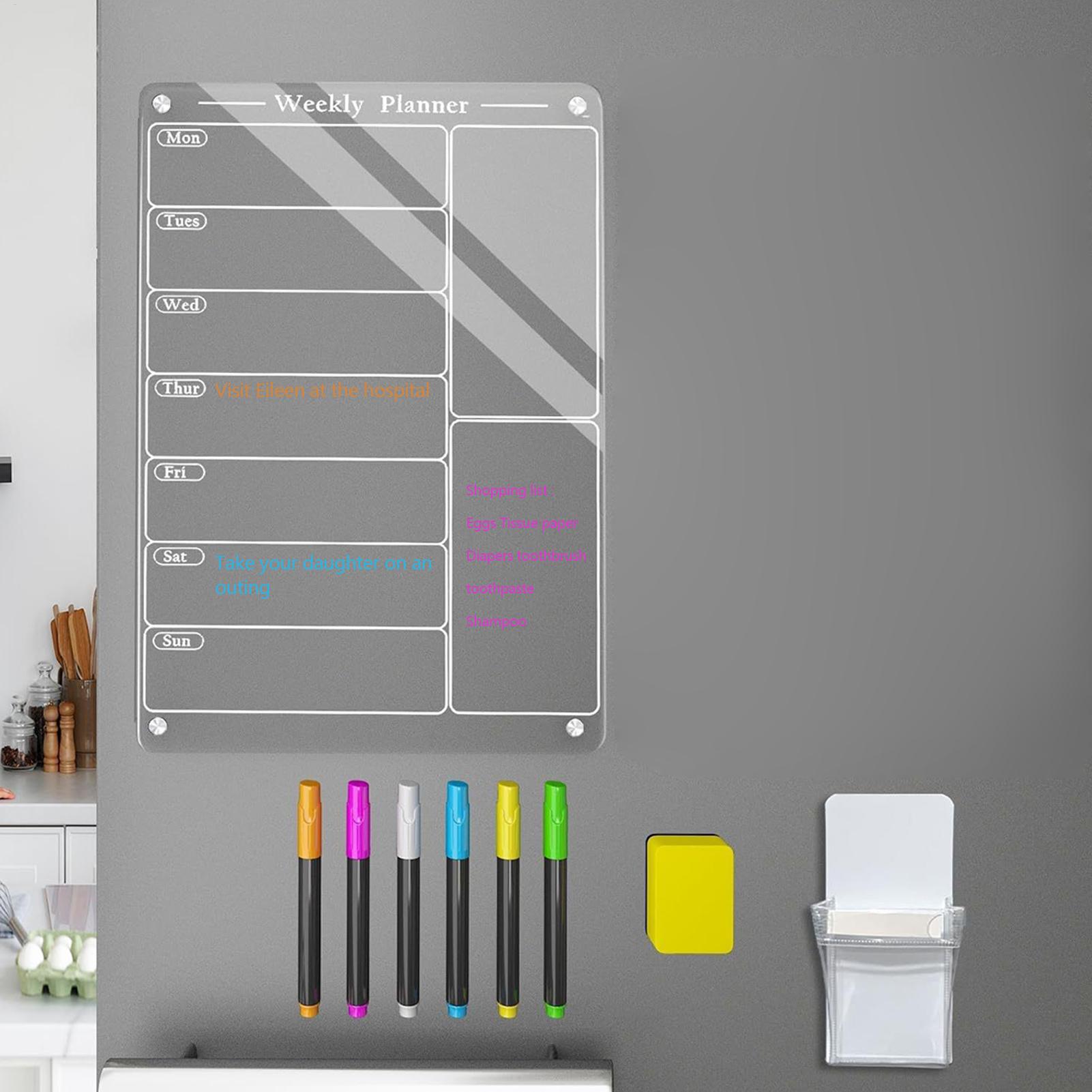 Calendrier hebdomadaire magnét - Dry Erase Weekly avis et prix