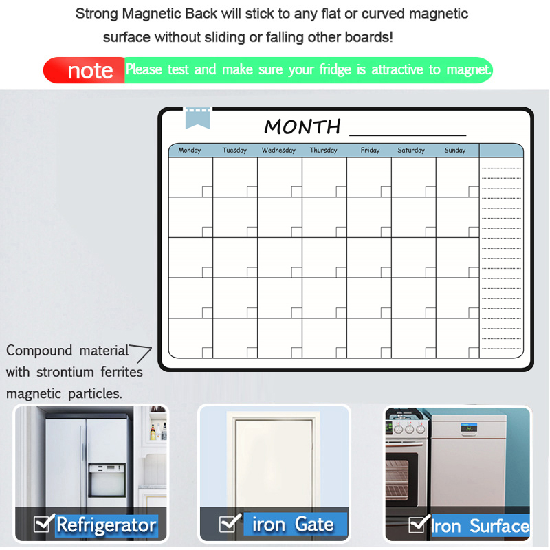 Planificateur hebdomadaire men - Dry Erase Weekly avis et prix
