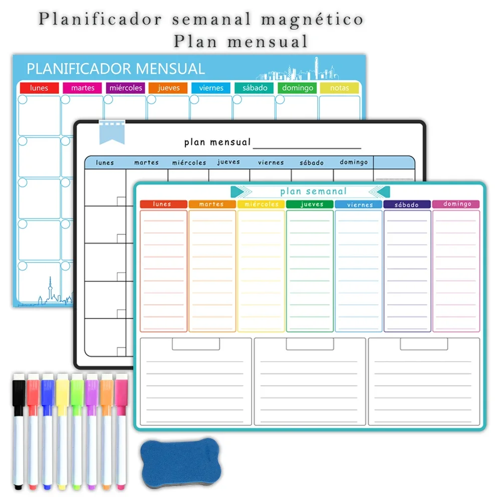 Planificateur hebdomadaire et  - Dry Erase Weekly avis et prix