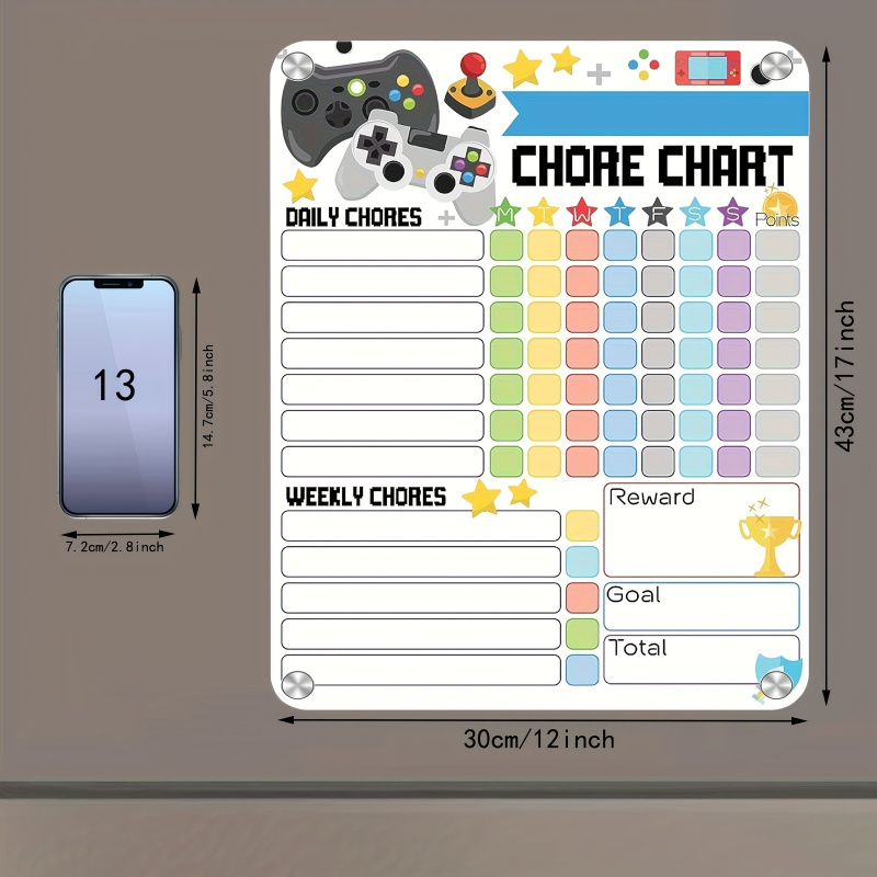 Tableau de tâches magnétique r - Dry Erase Weekly avis et prix