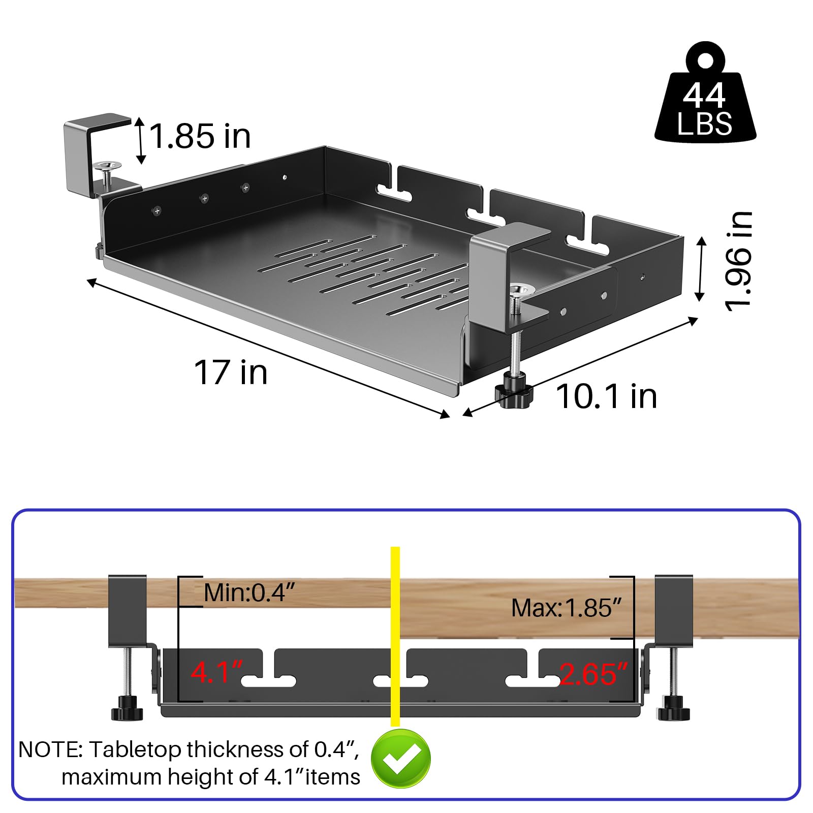 Support pour ordinateur portab - Gaming Desk With Hutch avis et prix