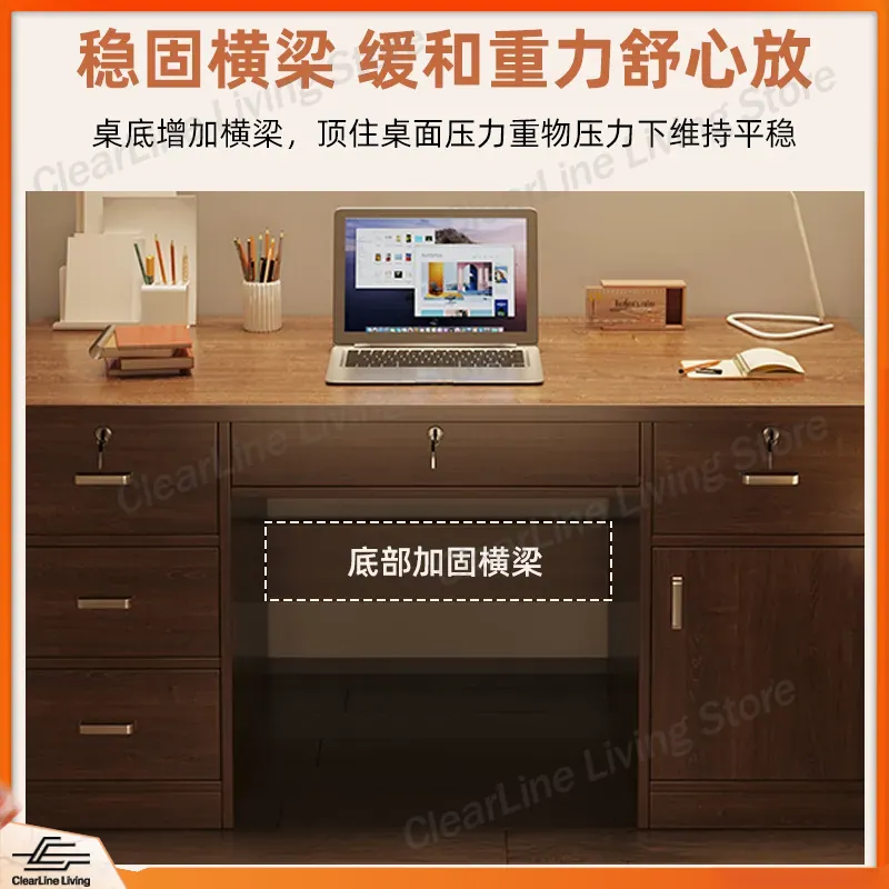 Bureau en bois massif, table d - Office Furniture Rental avis et prix