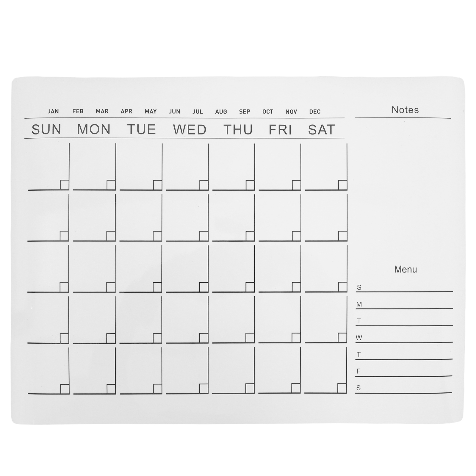1 feuille d'autocollants table - Dry Erase Weekly avis et prix
