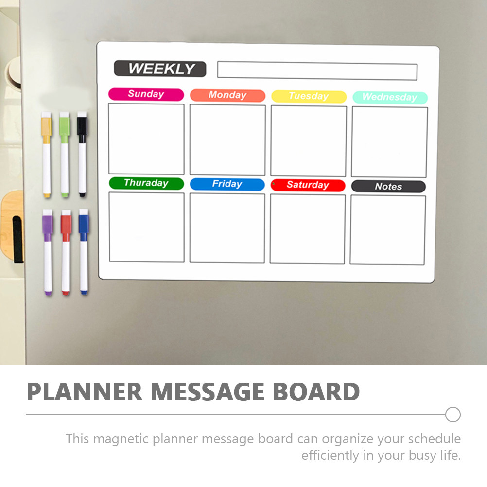 1 ensemble de tableau magnétiq - Dry Erase Weekly avis et prix
