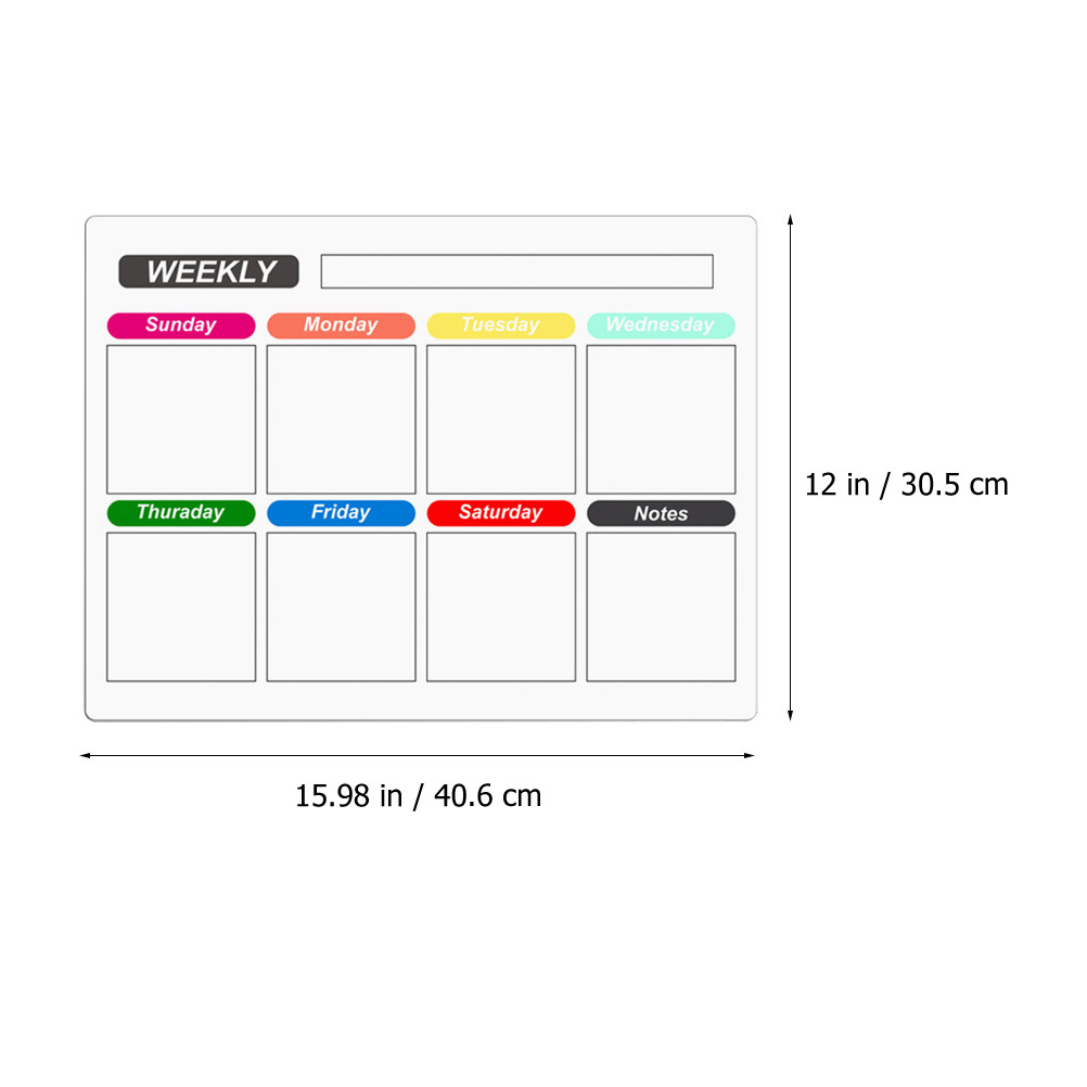 1 ensemble de tableau magnétiq - Dry Erase Weekly avis et prix