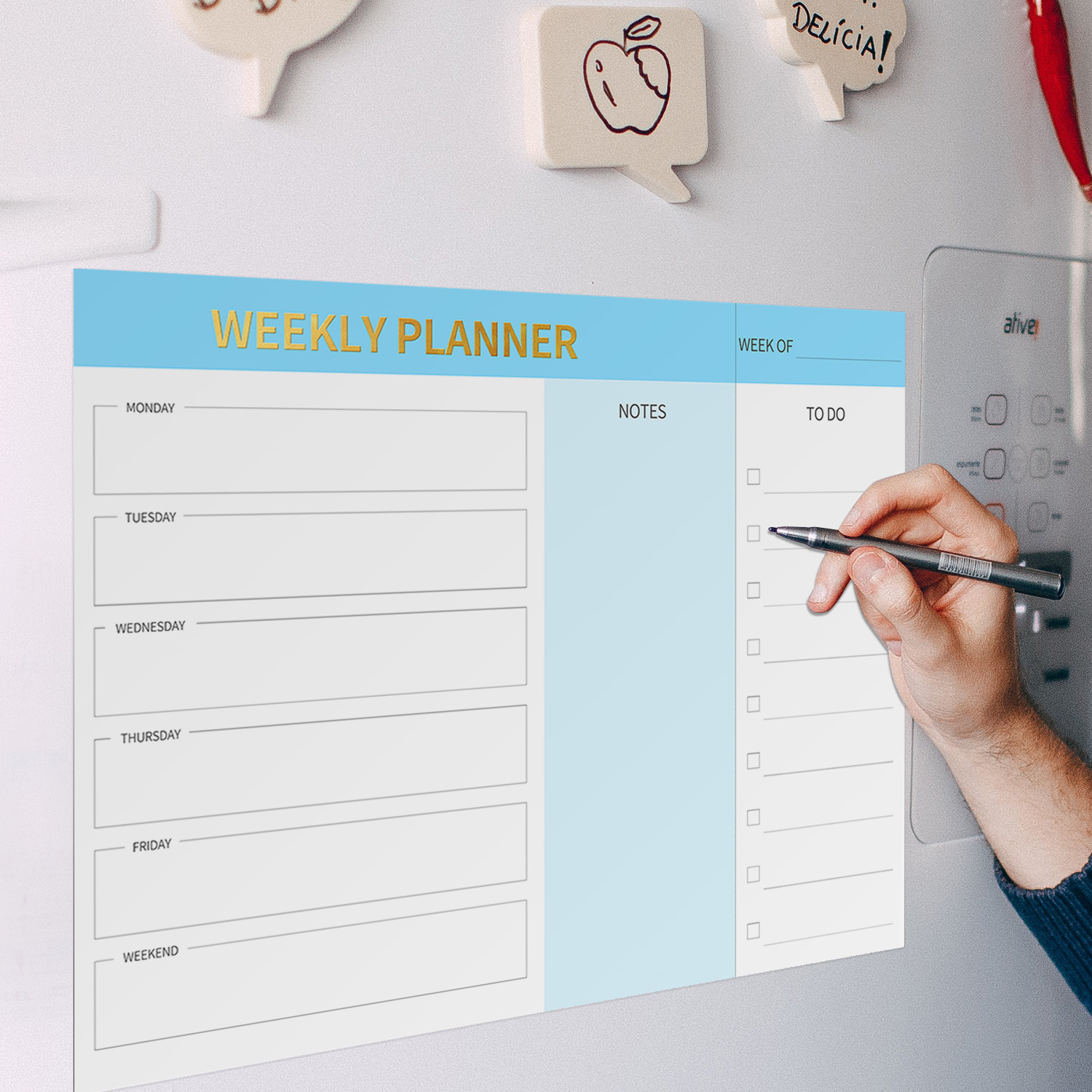 Planificateur hebdomadaire mag - Dry Erase Weekly avis et prix