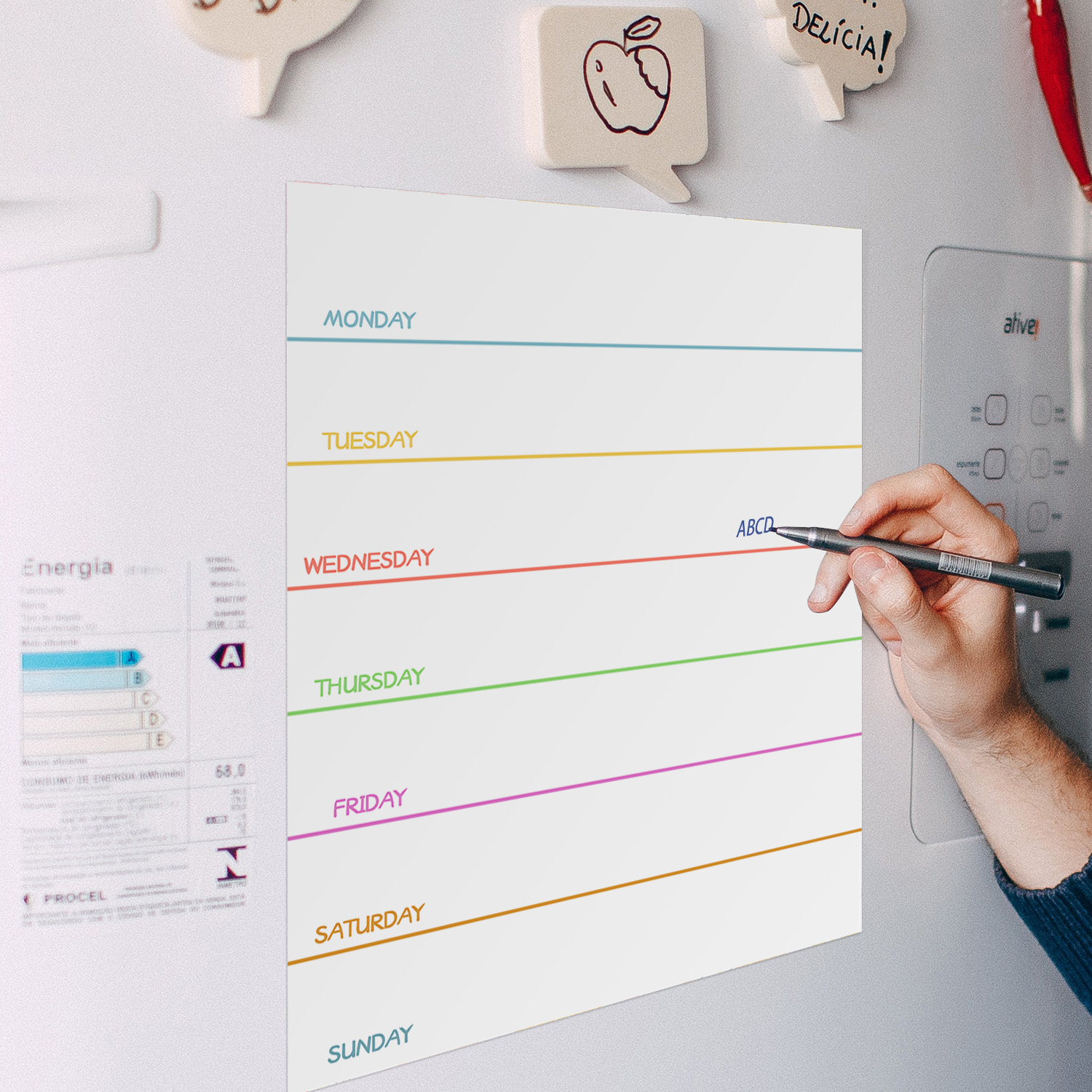 Planificateur hebdomadaire mag - Dry Erase Weekly avis et prix